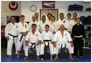 With Hanshi James Davenport, 9th Dan  Chito Ryu, Kyoshi Terry Valentino, 7th Dan  Chito Ryu & Kyoshi Heidi Gauntner, 7th Dan  Isshin Ryu - March 2012